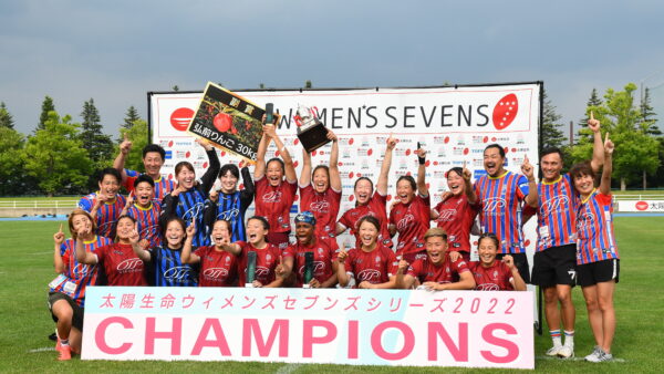 村田金箔がサポーターを務める東京山九フェニックスラグビークラブが『太陽生命ウィメンズセブンズシリーズ2022』で年間総合優勝！