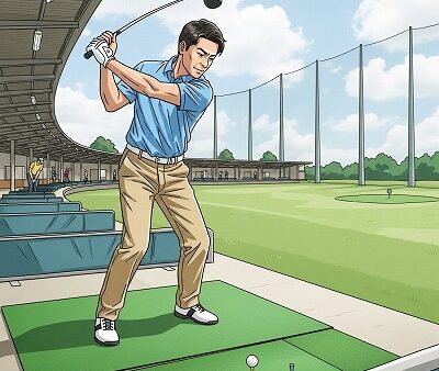 ゴルフの練習　[ 営業部　高田 ]　2025/12/18