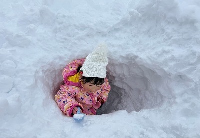 雪遊び　[ 貿易部　華 ]　2026/2/16